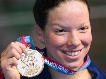 Март 2007 года. Кейт Зиглер на чемпионате мира в Мельбурне. Фото AFP Март 2007 года. Кейт Зиглер на чемпионате мира в Мельбурне. Фото AFP