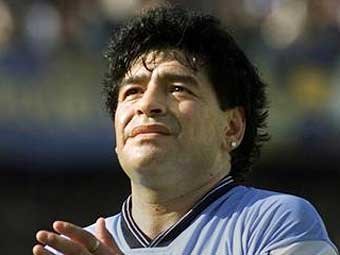 Диего Марадона. Фото с сайта thesonsofscotland.co.uk